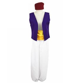 And The Magic Lamp Costume (Option: Purple-XXL)