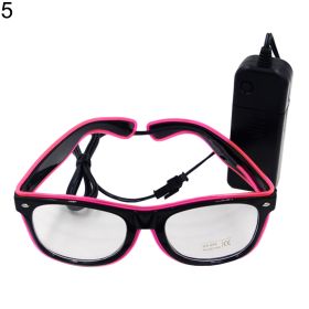 Blind LED glasses (Color: Pink)